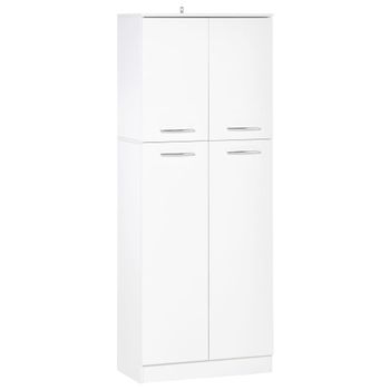 Armario 59x31x155 cm blanco