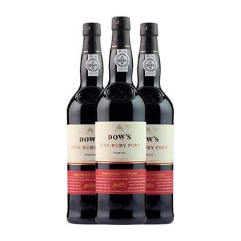 Dow's Port Vino Dulce Ruby Porto 75 Cl 14% Vol. (pack De 3 Unidades)