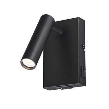 Aplique de pared lector con usb slim