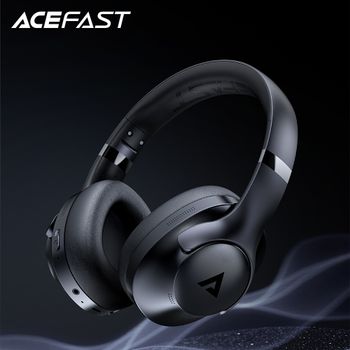 ACEFAST Original H4 ANC cancelación activa de ruido auriculares HiFi inalámbricos 40MM altavoz sobre la oreja Bluetooth 5,3 música auriculares HiFi