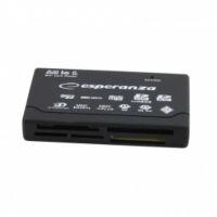 lector de tarjetas esperanza ea119 usb 20 negro multiformato plug and play