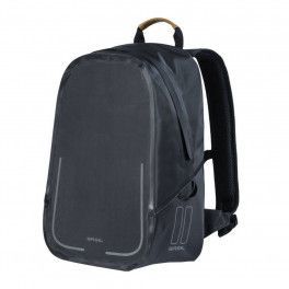 Basil Mochila Urban Dry Backpack C/reflectante Negro Mate Impermeable 18l