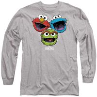 sesame street camiseta manga larga tv21235 para mujer