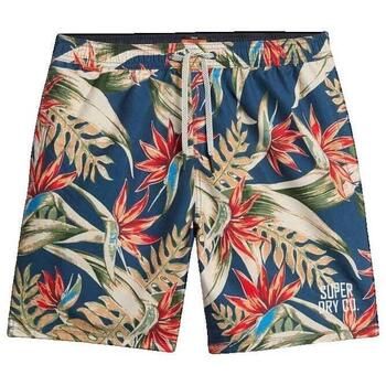Superdry Short Short de bain à imprimé hawaïen multicolore para hombre