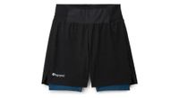 lagoped milvus pantalones cortos de trail para hombre negro azul
