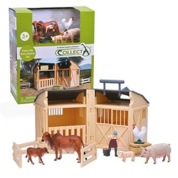 Set De Granjero Y Animales Con Accesorios 90184150 Collecta Collecta