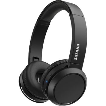 PHILIPS H4205BK/00 Auriculares inalámbricos Bluetooth, On Ear Bass Boost, 29 Horas de autonomía, Función de Carga rápida, Aislamiento acústico, Diseño Plegable, 2020