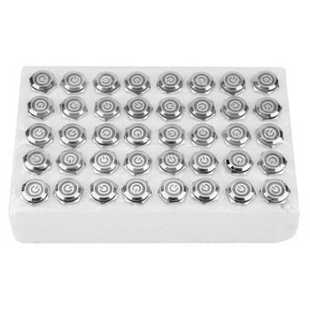 Interruptor Botón Metálico Auto-bloqueante 24v Con Luz Led