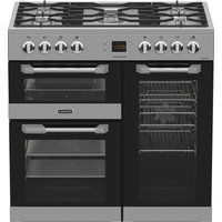 leisure cuisinemaster cs90f530x dual fuel range cooker - stainless steel stainless steel