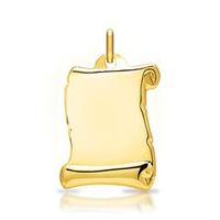 colgante de plata 925 dorado grabable