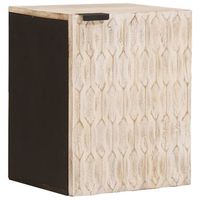 gabinete colgante de bano con estante 38 x 33 x 48 cm vidaxl