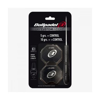Grip Bullpadel Custom Weight Negro para tapón pala de padel
