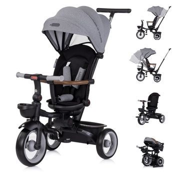 Triciclo Plegable Con Asiento Giratorio Y Capota Urban De Chipolino - Anthracite