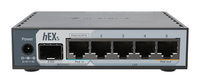 mikrotik e60iugs hex router 5xgbe poe-io 1x25sfp