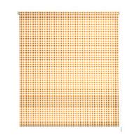 estoralis - estor enrollable translucido  estampado cocina  160 x 180 cm anchoalto tamano tela 157 x 175 cm  vichy-2 naranja