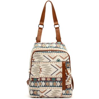 Misako Mochila Tiani mochila antirrobo con estampado para mujer