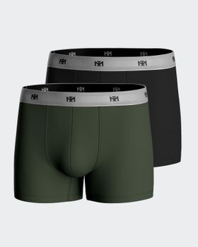 Pack 2 boxers de punto de hombre en Lyocell