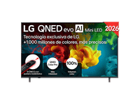 tv qned mini led 65 - lg 65qned82b6b uhd 4k procesador inteligente r8 ai processor 4k gen3 smart tv dvb-t2 h265 negro