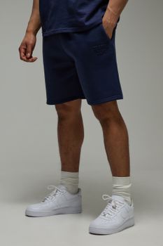 Pantalón Corto Man Active Holgado Con Estampado Training Dept, Navy