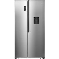 logik american-style fridge freezer inox silver lsbsdx18 silver