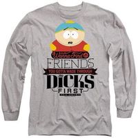 south park camiseta manga larga wade through dicks para hombre