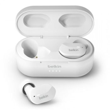 Belkin Auriculares Internos SoundForm True Wireless Bluetooth Blanco