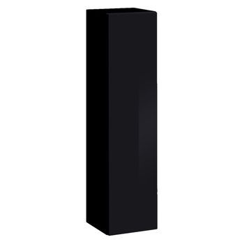 Columna Suspendida – Negra – Colección Switch – 1 Puerta – 30x120 Cm – Diseño Moderno