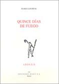 quince dias de fuego accesit premio adonais 2009