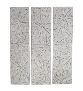 Set 3 paneles blanqueados alt. 140 cm