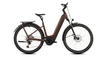Cube kathmandu hybrid pro 800 easy entry bicicleta trekking electrica shimano deore deore xt 12s 800 wh 700 mm sun glow rojo naranja 2026