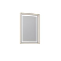 espejo decorativo de madera  - 60 x 10 x 90 cm - matte mink