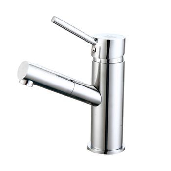 Grifo Monomando De Lavabo Loira  Latón Cromado 13 Cm