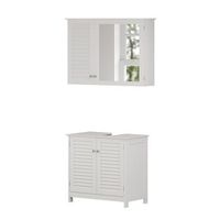 conjunto de muebles de bano riad 2 piezas vicco