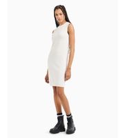 ax armani exchange para mujer 8nya9aymh6z1130 vestido de punto blanco s casual viscosa sin mangas  tirantes