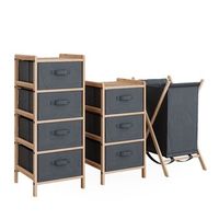 conjunto de muebles de cuarto de bano bruno 3 partes vicco
