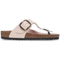 birkenstock sandalias gizehbigbucklehigh-shinelightrose para mujer