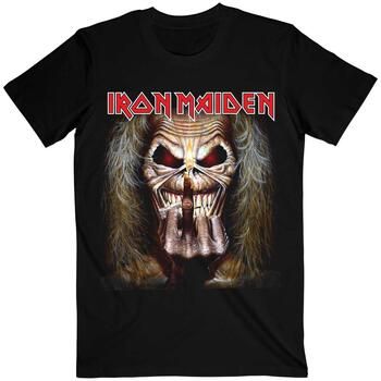 Iron Maiden Camiseta manga larga Eddie Candle Finger para mujer