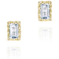 jorge revilla pendientes pendientes con topacio azul en plata con bano de oro 18k para mujer
