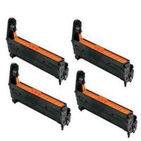compatible multipack oki c3200n printer toner cartridges 4 pack -42126665
