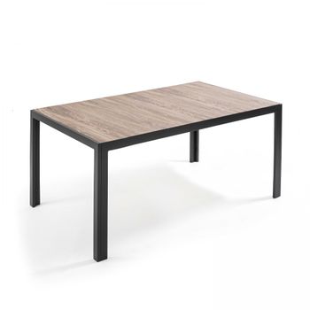 Mesa de comedor de aluminio y cerámica