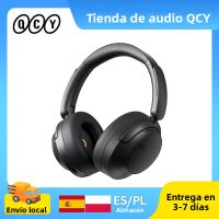 qcy h3s anc auriculares sobre la oreja -56db auriculares con cancelacion de ruido bluetooth 60 auriculares de sonido espacial ldac de alta resolucion controlador dual