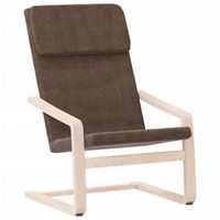 sillon de relax  sillon de salon  silla relax de tela marron oscuro