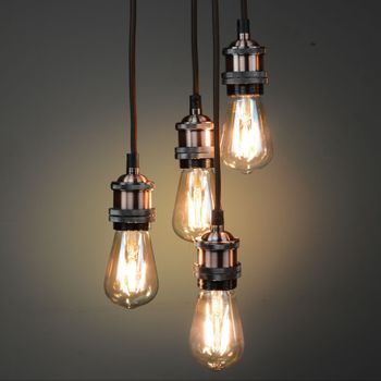 Copper Quad Pendant