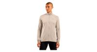 chaqueta de running hibrida odlo zeroweight warm 2 0 beige