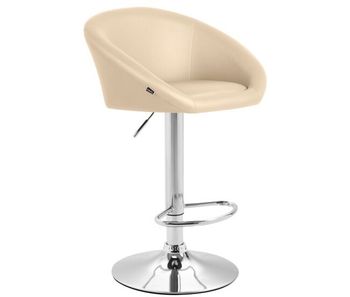 Taburete miami tapizado en piel sintética 51x55x86-106 cm