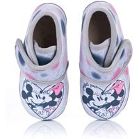 vulca-bicha pantuflas zapatilla de casa - mickey y minnie para nina