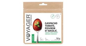 Voyager gaspacho liofilizado de tomate  pimiento y albahaca   50g
