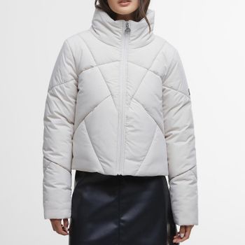 Barbour International Rowen Quilted Shell Jacket - UK 10