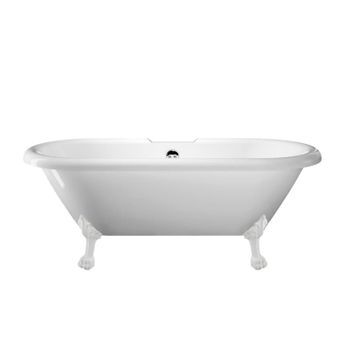 Bañera Con Patas Chelsea 154 Cm Patas León Blancas