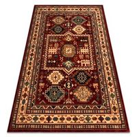 alfombra de lana kashqai 4306 300 oriental marco terracota  beige 80x160 cm